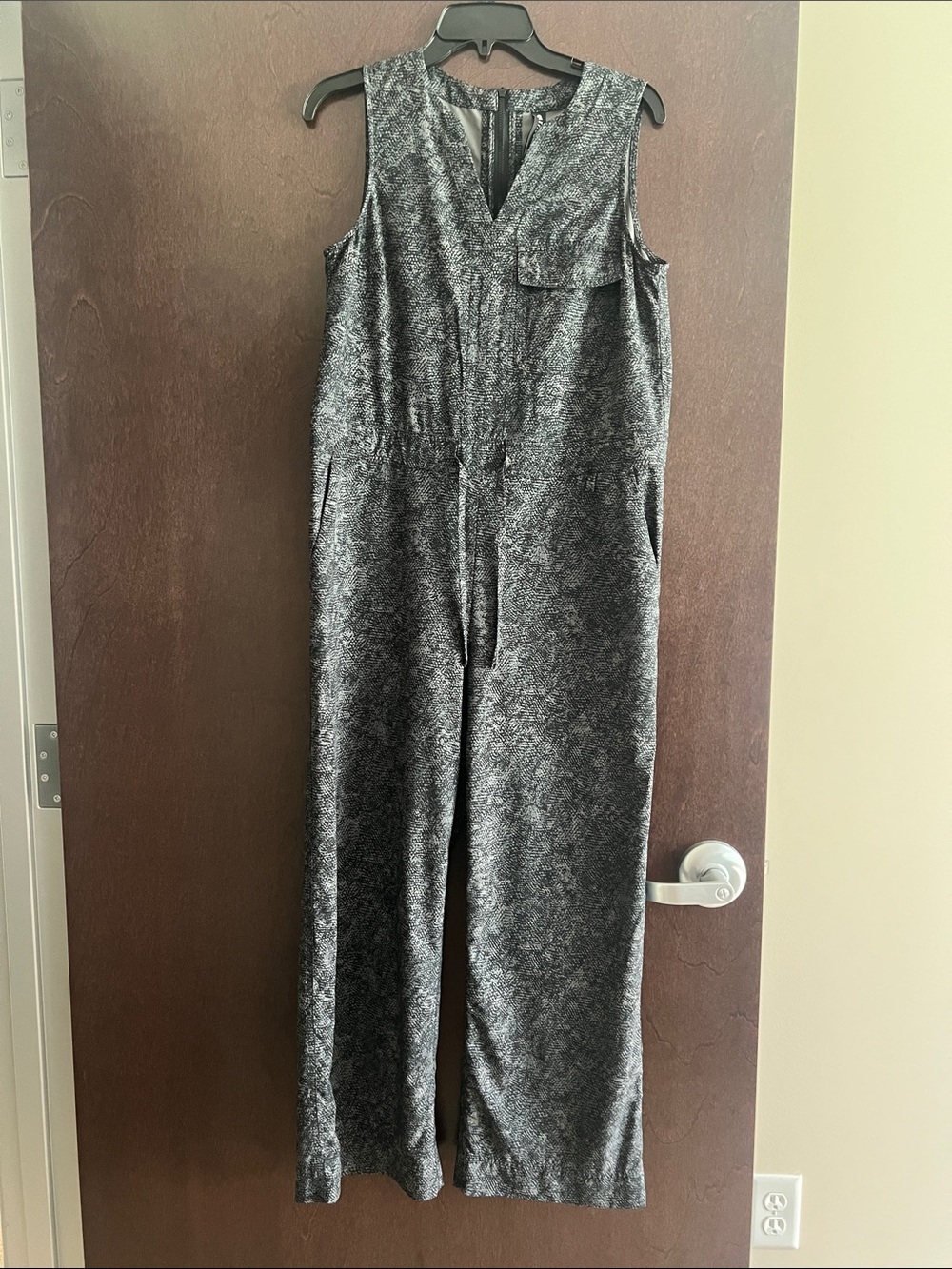 Womens Size Small Athleta Topanga Snake Print Jumpsuit